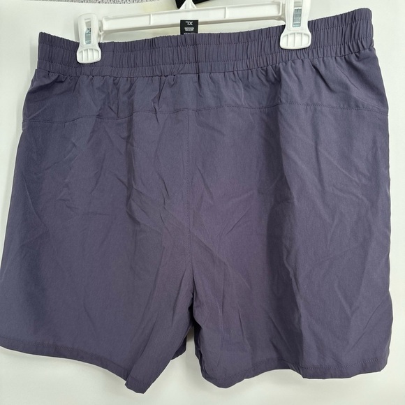 Alphalete Shorts Men’s Sz XL Performance Blue Elastic Waist Running - Picture 4 of 5